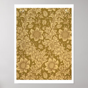 'Fritillary' wallpaper design, 1885 Poster