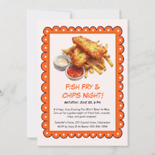 Friture de poisson & frites – Invitation décontrac