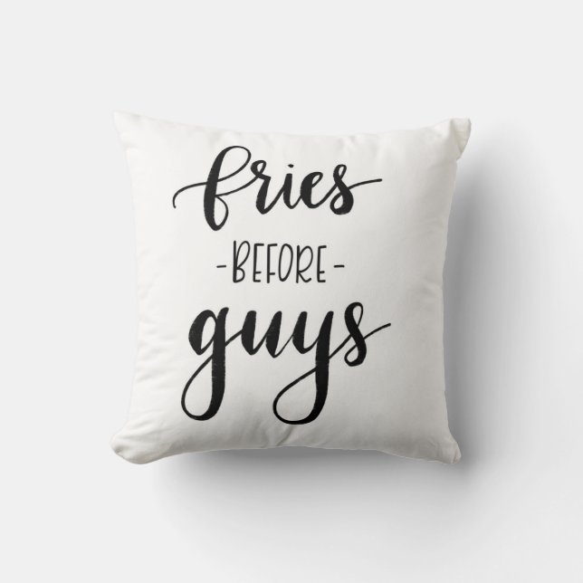 Fritures avant coussin de types (Recto)