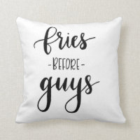 Fritures avant coussin de types