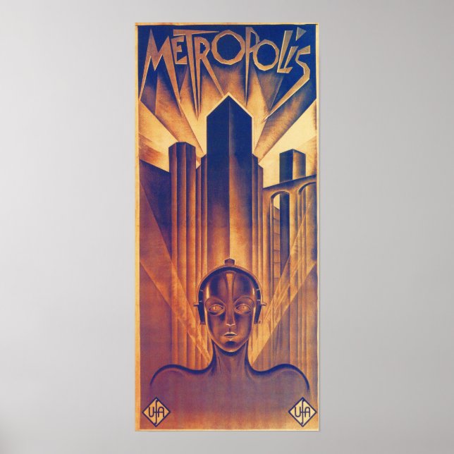 Fritz Lang METROPOLIS (1927) Vintage Movie Poster (Front)