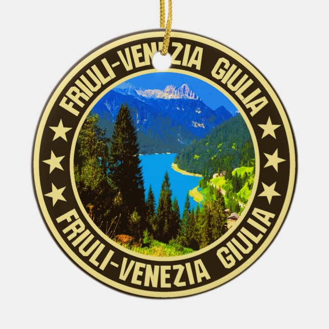 Friuli-Venezia Giulia                              Ceramic Ornament (Front)