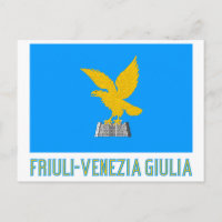 Friuli-Venezia Giulia flag with name