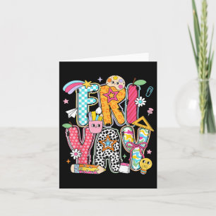 Friyay Happy Friday Funny Weekend Teacher Back To Card
