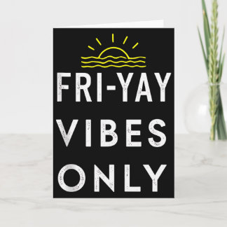 Friyay Weekend Party End Of Week Tank Top  Card