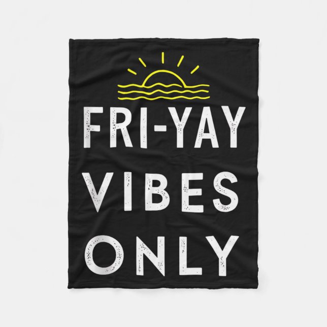 Friyay Weekend Party End Of Week Tank Top  Fleece Blanket (Front)
