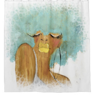 Fro Blue Shower Curtain