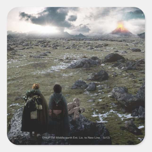 FRODO™ and Samwise Standing Square Sticker (Front)