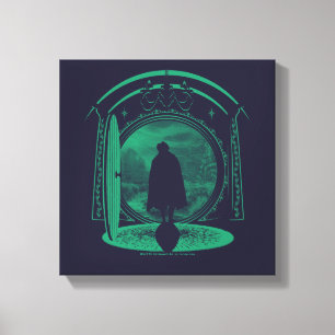 FRODO™ Leaving THE SHIRE™ Silhouette Canvas Print