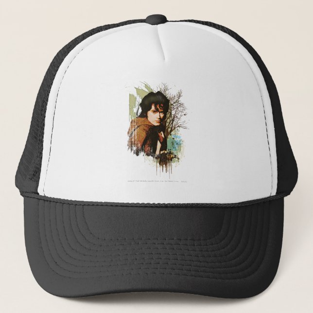 FRODO™ Mixed Media Vector Collage Trucker Hat (Front)