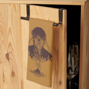 FRODO™ MOUNT DOOM™ Tengwar Inscription Graphic Kitchen Towel