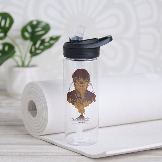 FRODO™ MOUNT DOOM™ Tengwar Inscription Graphic Water Bottle (Yoga)
