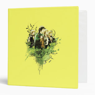 FRODO™ with Hobbits Vector Collage Binder