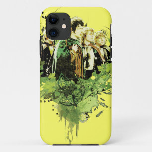 FRODO™ with Hobbits Vector Collage iPhone 11 Case