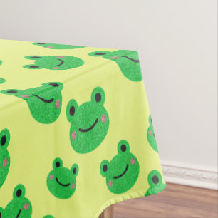Frog 1st birthday party froggy theme tablecloth
