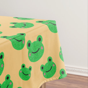 Frog 1st birthday party froggy theme tablecloth