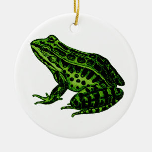 Frog 2 ceramic ornament