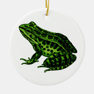 Frog 2 ceramic ornament