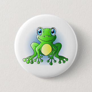 Frog 2 Inch Round Button