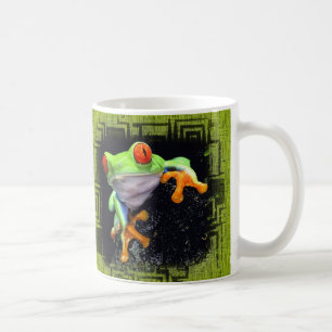 Frog 3 Bordered Options Coffee Mug