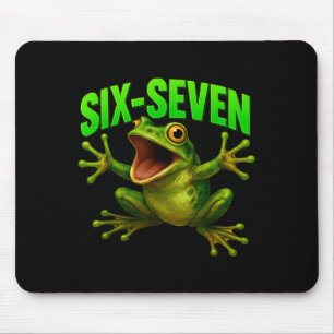 Frog 67 Meme Six Seven Funny Gen Alpha Mouse Pad