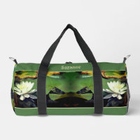 Frog Admiring Water Lily Personalized