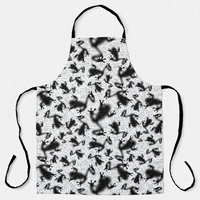 Frog All-Over Print Apron (Front)