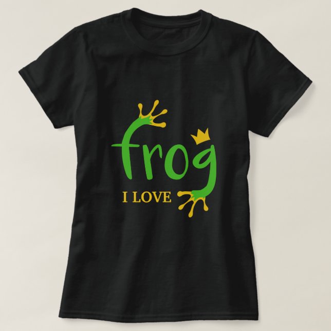 Frog and crown T-Shirt (Design Front)