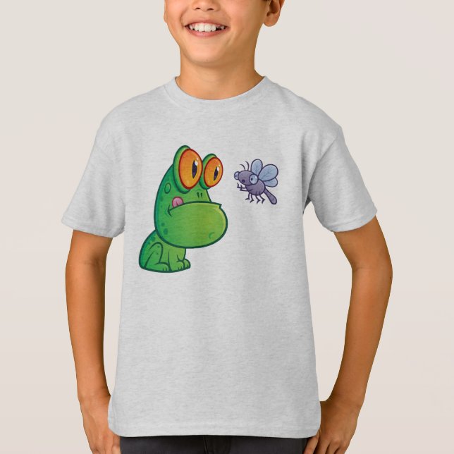 Frog and Dragonfly T-Shirt (Front)