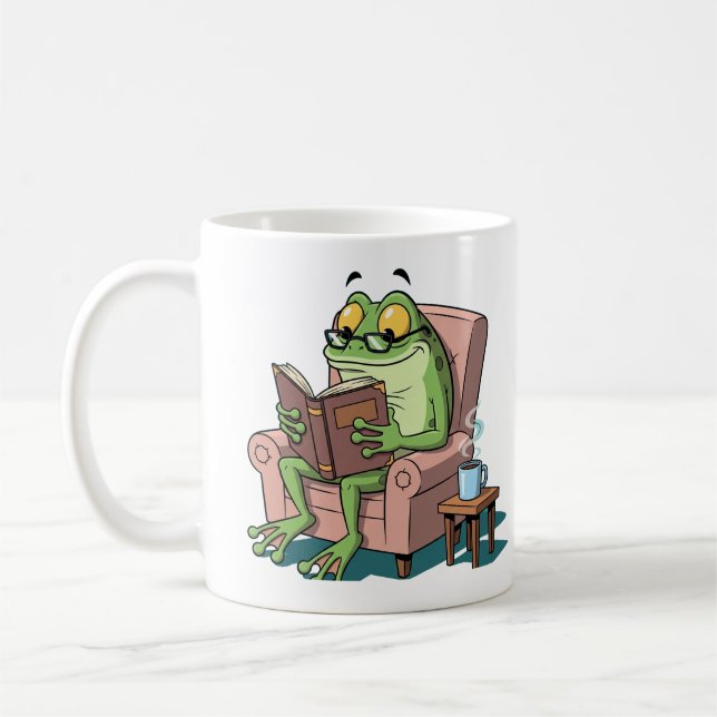 Frog and Education Coffee Mug (Left)