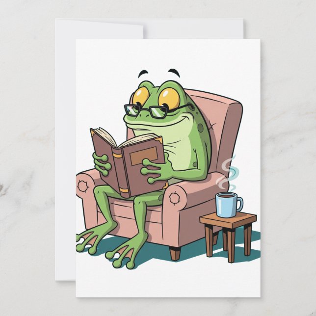 Frog and Education Invitation (Front)