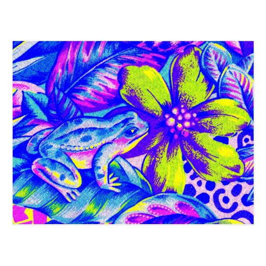 Frog and Flower 2i Postcard