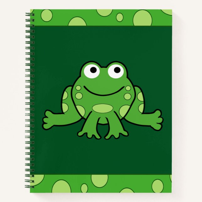 Frog and Fly Notebook (Front)