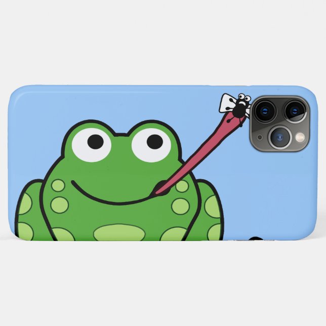 Frog and Fly Phone Case-Mate iPhone Case (Back (Horizontal))