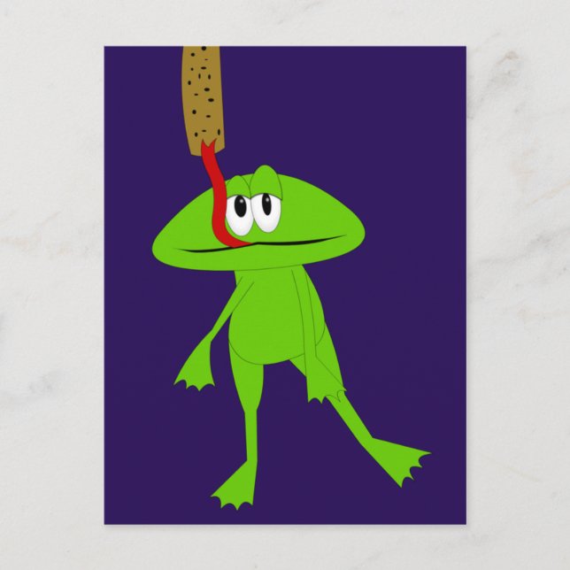 Frog and Flypaper Postcard (Front)