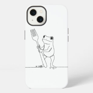 Frog and fork iPhone 13 case