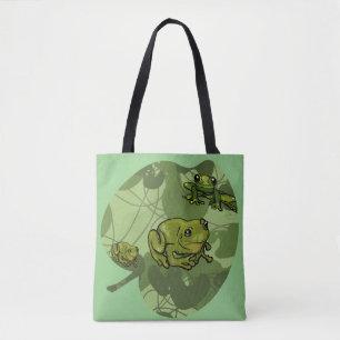 Frog and Lily Pad Tote