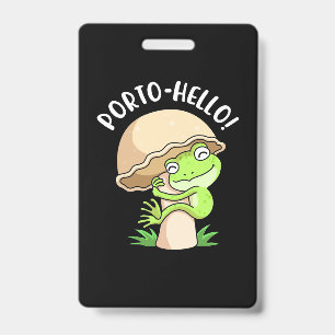 Frog And Mushroom Badge