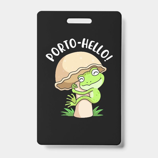 Frog And Mushroom Badge (Front)