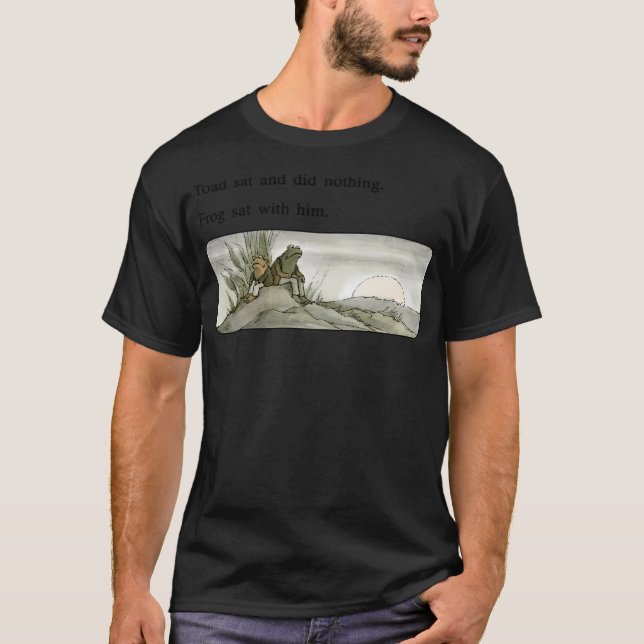 Frog And Toad Meme T-Shirt (Front)