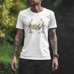 Frog Animal Chilling In Hammock T-Shirt