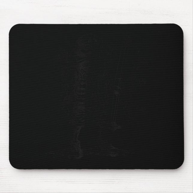 Frog archery bowhunter men women grumpy archery mouse pad (Front)