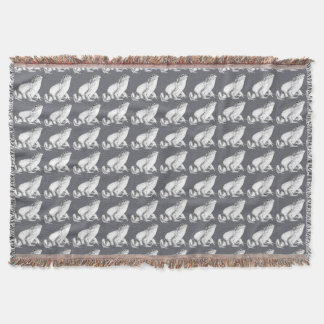 Frog Art Blanket Bull Frog Art Throw Blanket