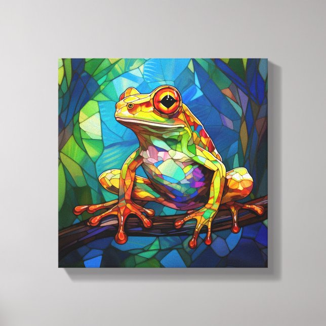 Frog Art Canvas Art (Front)