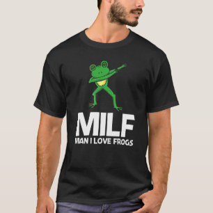 Frog Art For Men Women Dabbing Green Tree Toad Ani T-Shirt