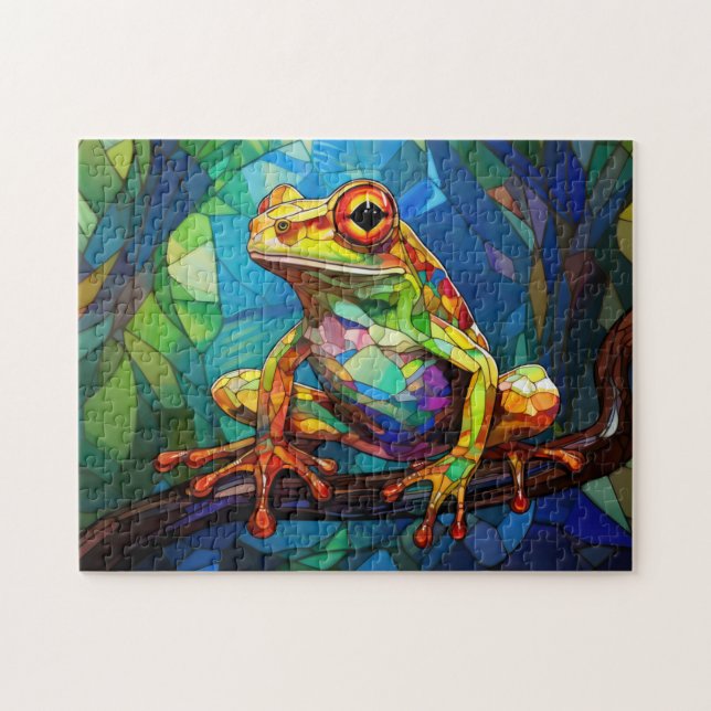 Frog Art Puzzle (Horizontal)
