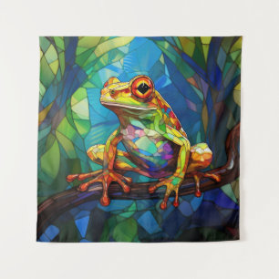 Frog Art Tapestry