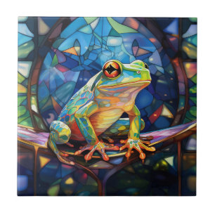 Frog Art Tile