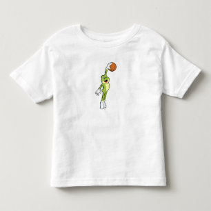Frog as Basketball player with Basketball.PNG Toddler T-shirt