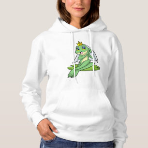 Frog as Bride at Wedding with Crown Hoodie